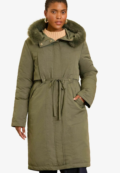 Stylish parka coat for women